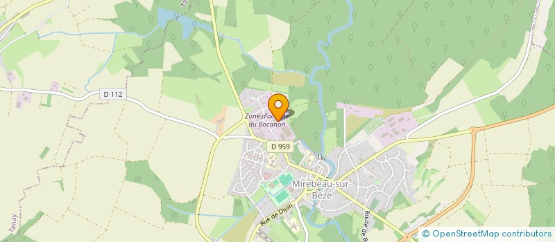 localisation de l'entreprise GTP-FIC à MIREBEAU-SUR-BEZE
