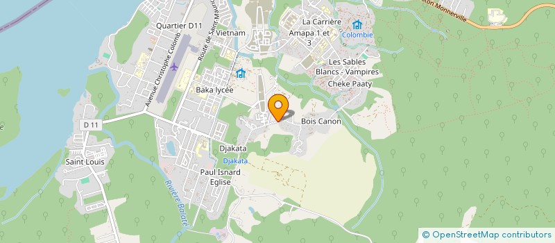 localisation de l'entreprise GTP+SA.S.U. à SAINT-LAURENT-DU-MARONI