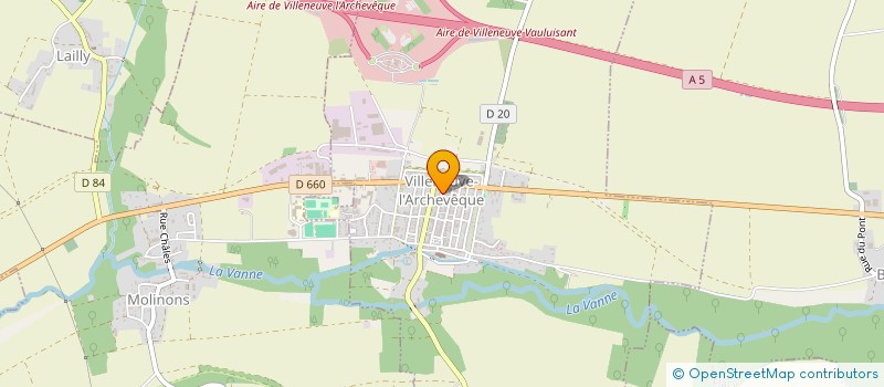 localisation de l'entreprise GTPKP HOLDING  VILLENEUVE-L'ARCHEVEQUE