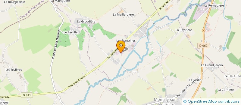 localisation de l'entreprise GTR FORAGES à MONTILLY-SUR-NOIREAU