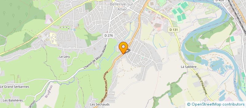 localisation de l'entreprise GTR.IMMO  BELLERIVE-SUR-ALLIER