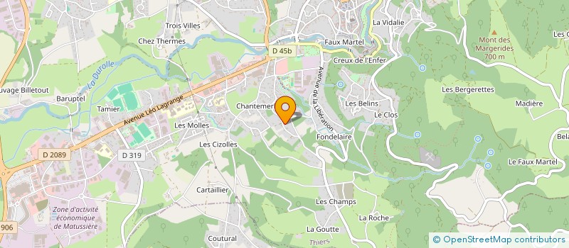 localisation de l'entreprise GTR MOTORSPORT  THIERS