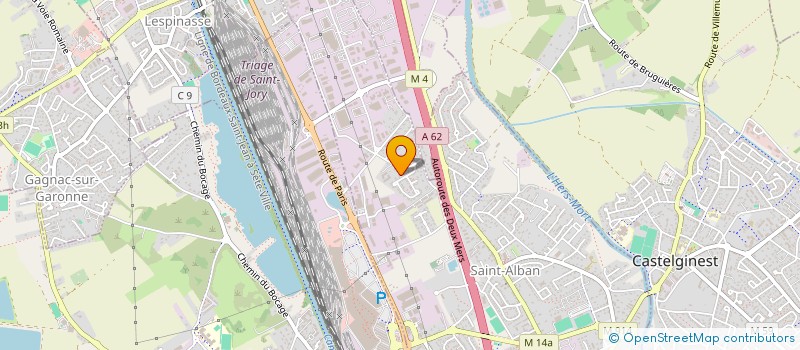 localisation de l'entreprise GTR PIECES AUTO  SAINT-ALBAN