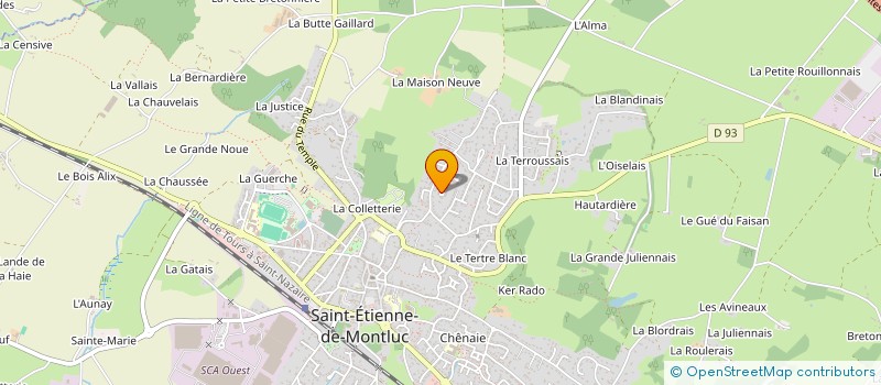 localisation de l'entreprise GTR TAXIS  SAINT-ETIENNE-DE-MONTLUC