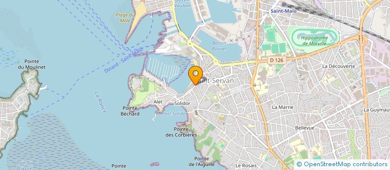 localisation de l'entreprise GTRA à SAINT-MALO