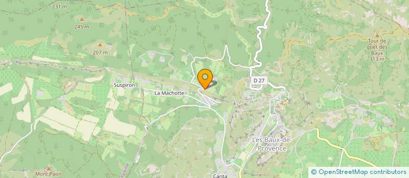 localisation de l'entreprise GTRW  LES BAUX-DE-PROVENCE