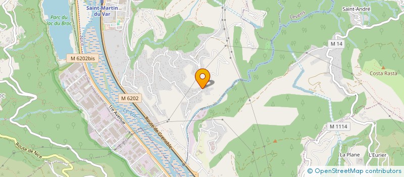 localisation de l'entreprise GTS 06  SAINT-MARTIN-DU-VAR