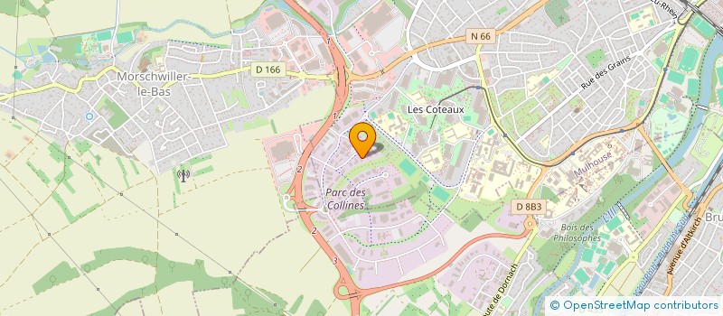 localisation de l'entreprise GTS à MULHOUSE