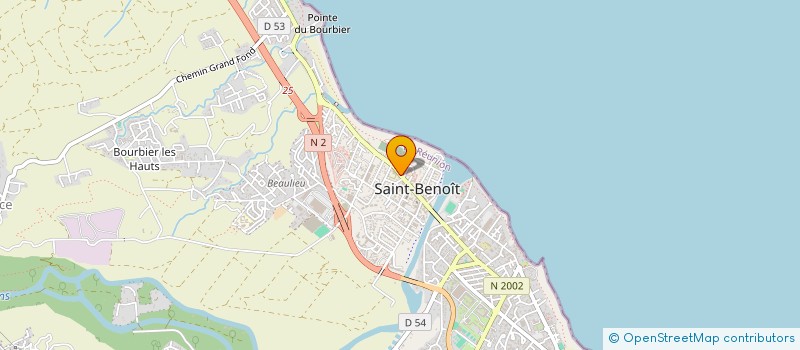 localisation de l'entreprise GTS à SAINT-BENOIT