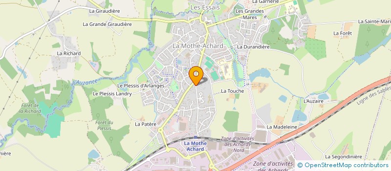 localisation de l'entreprise GTS à LES SABLES-D'OLONNE