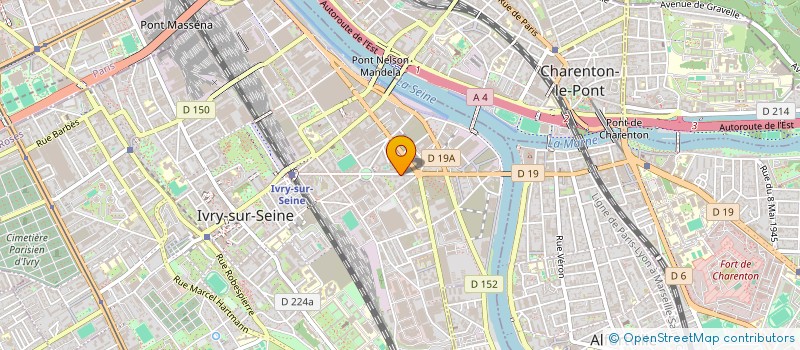 localisation de l'entreprise GTS BATIMENT à IVRY-SUR-SEINE