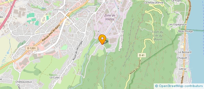 localisation de l'entreprise GTS DIFFUSION à ANNECY