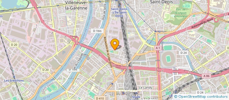 localisation de l'entreprise GTS ENERGIE à SAINT-DENIS