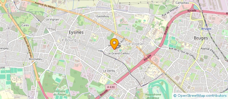 localisation de l'entreprise GTS FULL PROTECT à EYSINES