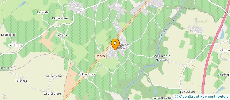 localisation de l'entreprise GTS INVESTISSEMENTS  VAL-DU-LAYON