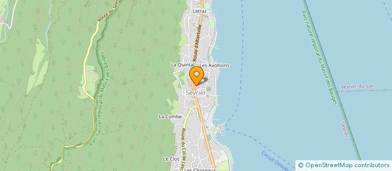 localisation de l'entreprise GTS LEGER IMMO  SEVRIER