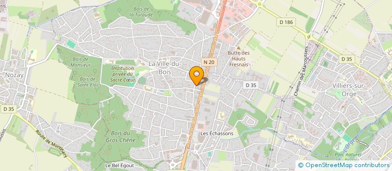 localisation de l'entreprise GTS TRANSPORT  EVRY-COURCOURONNES