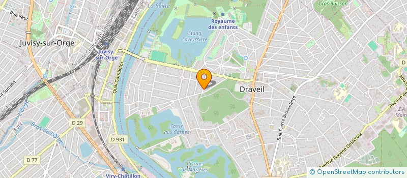 localisation de l'entreprise GTSN CONSEIL  DRAVEIL