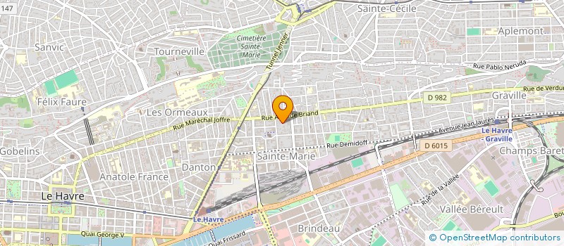 localisation de l'entreprise GTST  LE HAVRE