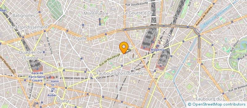 localisation de l'entreprise GTV SPORT à PARIS