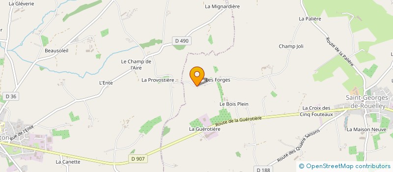 localisation de l'entreprise GTX  SAINT-GEORGES-DE-ROUELLEY