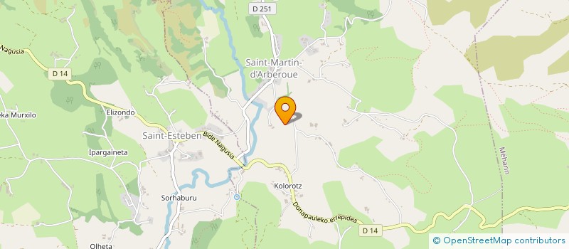 localisation de l'entreprise GU BIAK  ARMENDARITS