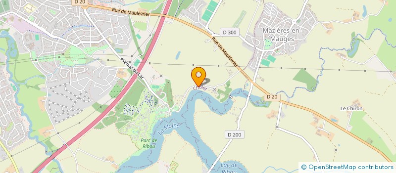 localisation de l'entreprise GU & GE à CHOLET