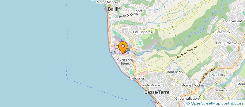 localisation de l'entreprise GUA CARAIBE RENOVE PLUS à BASSE-TERRE