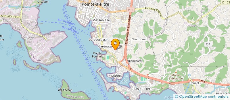 localisation de l'entreprise GUAD.CONNECT  LES ABYMES