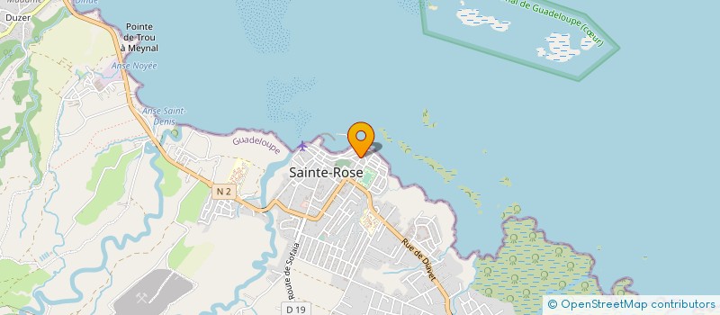 localisation de l'entreprise GUADA DECOUVERTE à SAINTE-ROSE