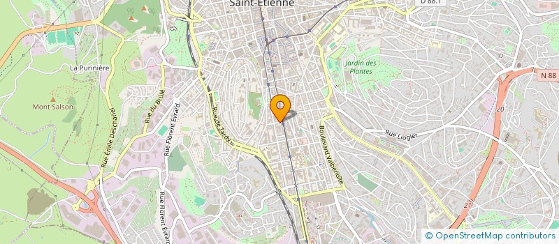 localisation de l'entreprise GUADALAJARA  SAINT-ETIENNE