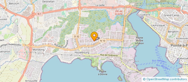 localisation de l'entreprise GUADALIM à BAIE-MAHAULT