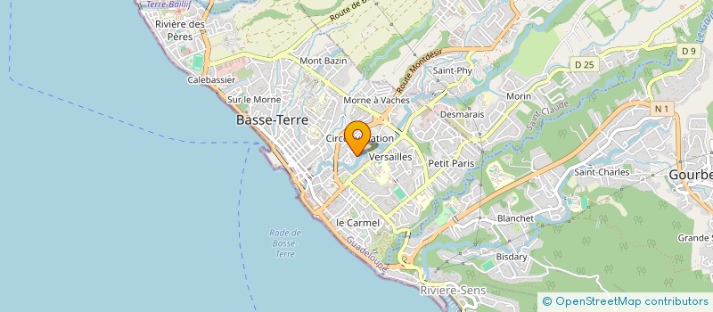 localisation de l'entreprise GUADEDUKAS à BASSE-TERRE