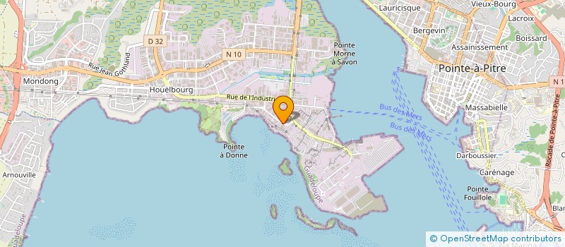 localisation de l'entreprise GUADELOUPE AUTONOMIE TRANSPORT à BAIE-MAHAULT