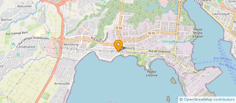 localisation de l'entreprise GUADELOUPE DISTRIBUTION à BAIE-MAHAULT