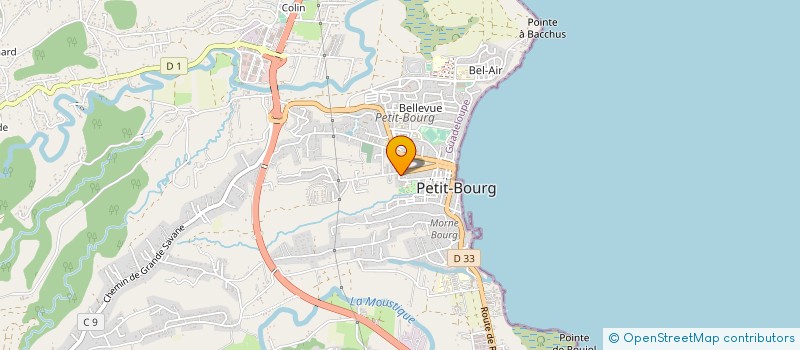 localisation de l'entreprise GUADELOUPE ENTRETIEN SERVICES PLUS à PETIT-BOURG