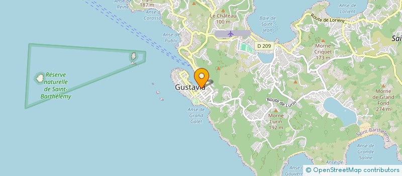 localisation de l'entreprise GUADELOUPE FILMS COMPAGNIE à SAINT BARTHELEMY