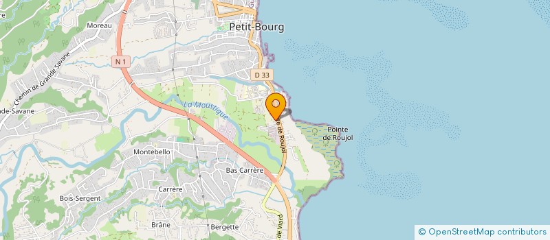 localisation de l'entreprise GUADELOUPE FORMATION à PETIT-BOURG