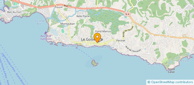 localisation de l'entreprise GUADELOUPE GYMNASTIQUE à LE GOSIER