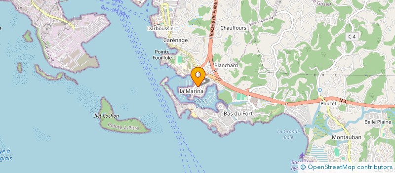 localisation de l'entreprise GUADELOUPE MOTONAUTISME à LE GOSIER