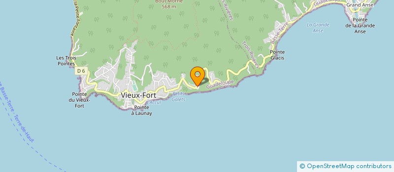 localisation de l'entreprise GUADELOUPE PASSION CARAIBES à VIEUX-FORT