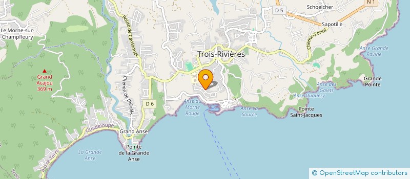 localisation de l'entreprise GUADELOUPE RESIDENTIEL  TROIS-RIVIERES