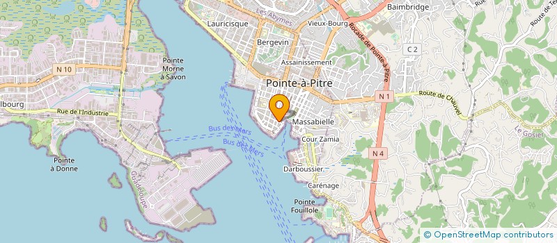 localisation de l'entreprise GUADELOUPE SPORTS LOISIRS à POINTE-A-PITRE