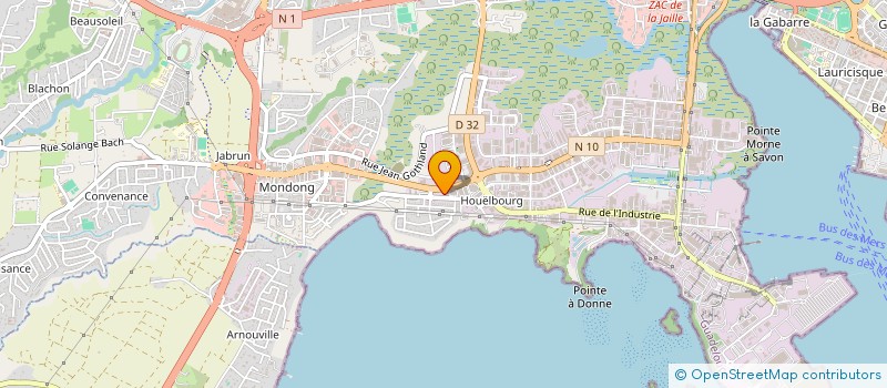 localisation de l'entreprise GUADELOUPE TRAVAIL TEMPORAIRE à BAIE-MAHAULT