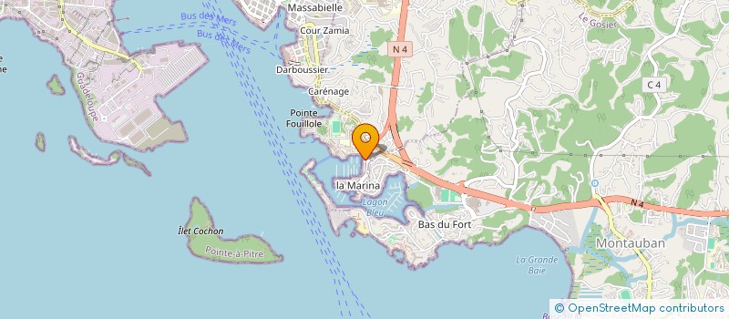 localisation de l'entreprise GUADELOUPE YACHT CONCIERGE à POINTE-A-PITRE