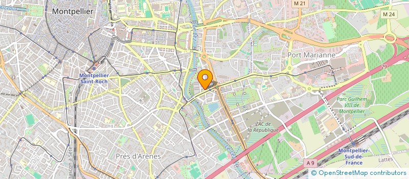 localisation de l'entreprise GUAGLIARDO INDIVISION à MONTPELLIER