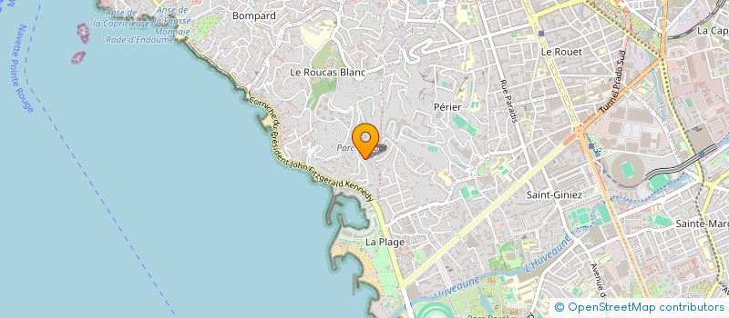 localisation de l'entreprise GUAGNO  MARSEILLE 7EME