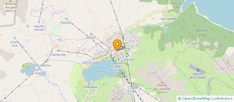 localisation de l'entreprise GUALANDI HOLDING  TIGNES