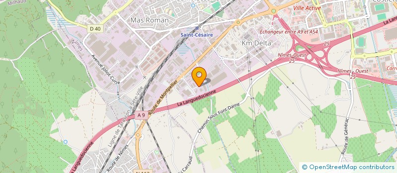 localisation de l'entreprise GUALEX à NIMES
