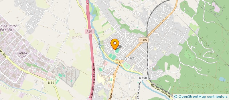 localisation de l'entreprise GUALVISA à AIX-EN-PROVENCE